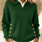 AIDA | CAMISOLA COM GOLA POLO E BOTÕES