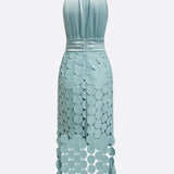 PALMEIRA | VESTIDO MIDI DE DECOTE HALTER PARA MULHER