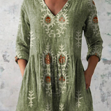 Etelvina | Blusa Solta com Decote em V