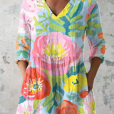 Honorina | Blusa longa com decote em V
