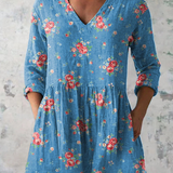 Melânia | Blusa comprida com decote em V