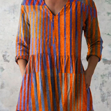 Nélida | Blusa comprida com decote em V