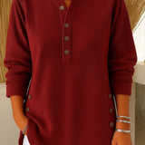 PILAR | TÚNICA HENLEY COM BOTÕES