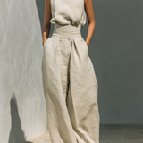 Verónica™ | Conjunto minimalista com top e calças longas