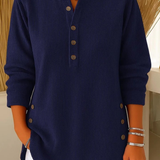 PILAR | TÚNICA HENLEY COM BOTÕES