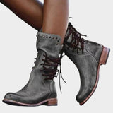 Carminda™ | Botas vintage com atacadores