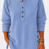 PILAR | TÚNICA HENLEY COM BOTÕES