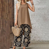 Toinha™ | Conjunto Boho de Túnica e Calças Longas
