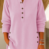 PILAR | TÚNICA HENLEY COM BOTÕES