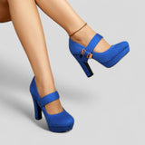 Gracinda | Sapatos de salto clássicos com tira