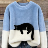 CLÁUDIA | CAMISOLA OVERSIZED COM GATO PARA MULHER
