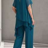 Aurora™ | Conjunto Palazzo em Chiffon