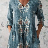 Etelvina | Blusa Solta com Decote em V