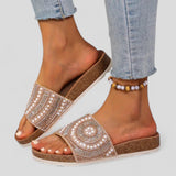 Guiomar | Sandálias boho com pérolas