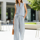 Onélia™ | Conjunto Palazzo às Riscas