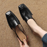 Mules em couro Almira