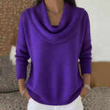ROSINHA | CAMISOLA FEMININA COM GOLA DRAPEADA
