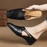 Mules em couro Almira