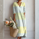 Onilda™ | Vestido de Linho Elegância Natural
