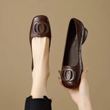 Sapatos rasos de couro Orozina