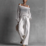 Clementina™ Conjunto Elegante de Duas Peças