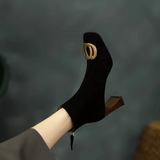 Botas de Veludo de Ópio