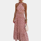 LIBÂNIA | CONJUNTO ELEGANTE COM OMBROS DESCOBERTOS
