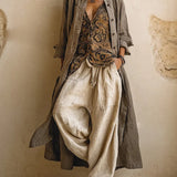 Teodora™ | Conjunto Boho com Túnica Comprida