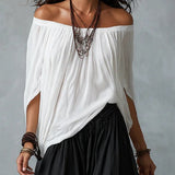 Isabela™ | Conjunto boho com ombros descobertos