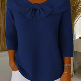 ANTONIETA | CAMISOLA COM LAÇO E DECOTE REDONDO