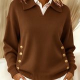 AIDA | CAMISOLA COM GOLA POLO E BOTÕES