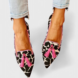 Mocassins Filomena elegantes com biqueira pontiaguda e design bicolor