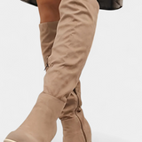 Calliope Botas de Salto Grosso até ao Joelho