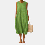 Onilda™ | Vestido midi fresco para o dia a dia