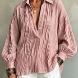 LEONARDA | BLUSA CRUZADA ELEGANTE PARA MULHER