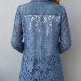 Antonieta | Blazer com Renda Floral