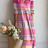 Vestido comprido boémio